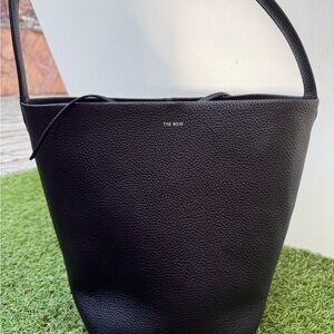 The Row park tote medium black tote bag